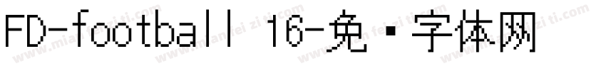 FD-football 16字体转换